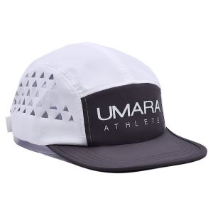 Contrast Stitching 5 Panel Camper Hat With Customized Eyelets And Flat Brim