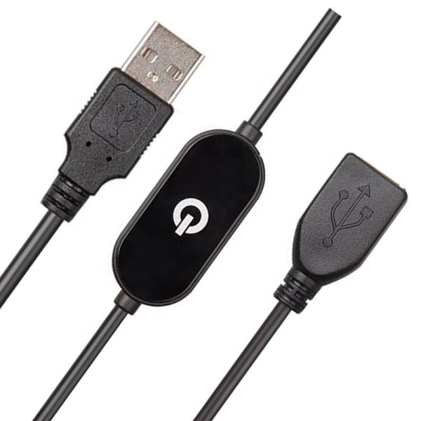 Touch Dimmer Switch Male to Female Type a USB Extension Cable for Led Strip Lights