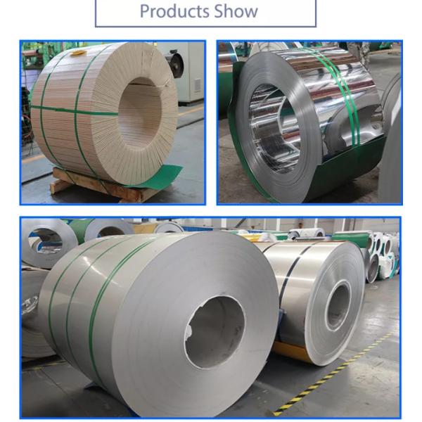 TISCO Mirror Stainless Steel Coils For Chemical Equipment 0.1~16mm Thickness