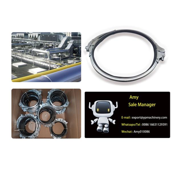 200mm Gal Pipe Clamps