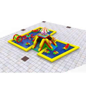 Children Indoor Blow Up Indoor Playground With Various Game OEM Availabe