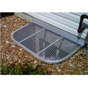 Prevent Clogging Drains Aluminum Expanded Metal Mesh For Roof Drainage Systems
