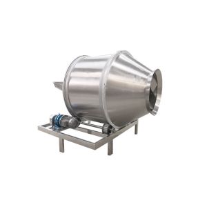 Seasoning 0.75kw 22rpm Rotating Drum Powder Mixer