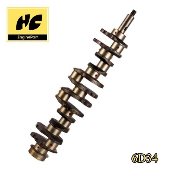 Buy Auto Spare 6D34T Diesel Engine Crankshaft Professional Oem Engine Parts at wholesale prices
