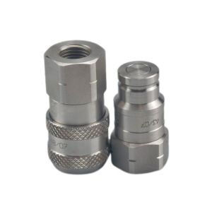 0.5'' ISO16028 NPT Hydraulic Flat Face Quick Coupler