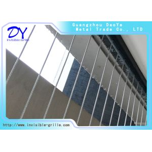 ASTM Standard 304 Curtain Invisible Window Grill