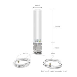 868MHz External Rubber Cylindrical Antenna 915MHz 900M 930M 868M LORA with SMA-M