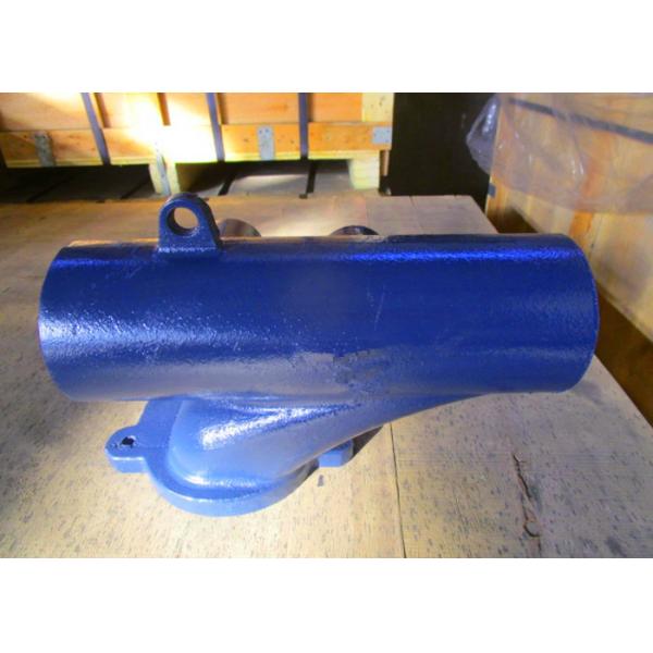 Buy Blue Ductile Iron Pipe Fittings Right Hand Carrier Ductile Iron Pipe Bends at wholesale prices