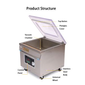 Coffee Powder Industrial Packing Machine DZ-350 Small Vacuum Packing Machine