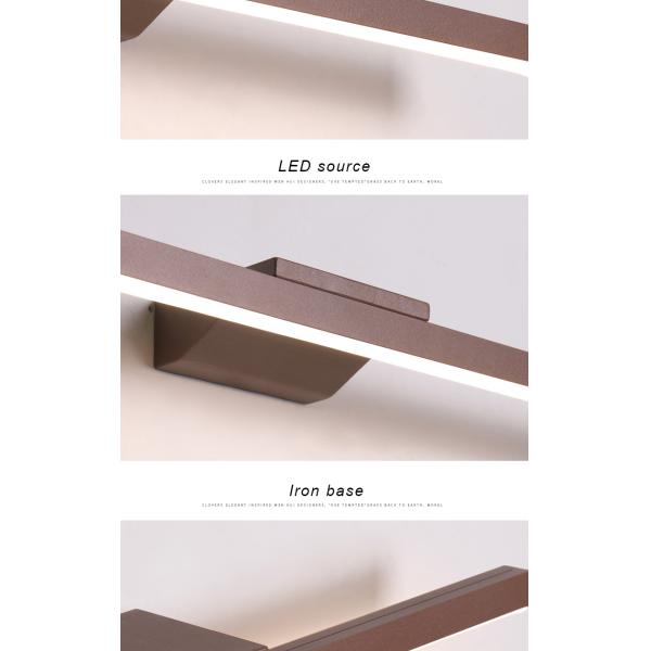 Modern led mirror light Aluminum AC85-265V Modern Wall lamp (WH-HR-23)