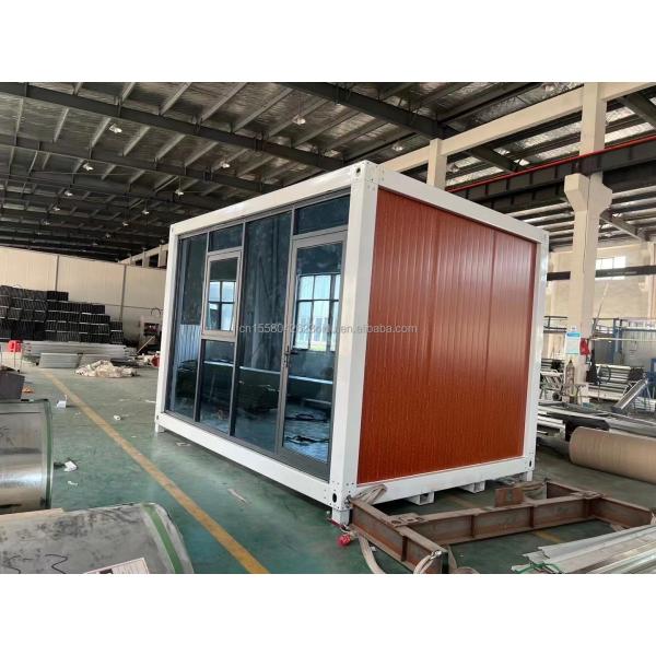 Customized Color 20ft Prefabricated Flat Package Bulk Container Frame House for Migrant Workers on Construction Site