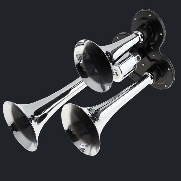 Buy Three Trumpet Chrome Air Horn (HS-1019C) at wholesale prices