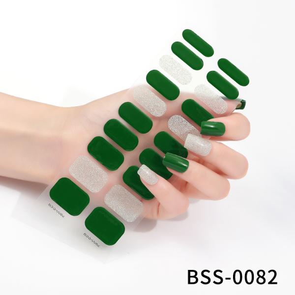Wholesale Valentine Semi Cured Wraps Long Lasting Gel Nail Stickers New Arrival Styles Nail Gel Wraps