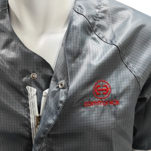 Grey Summer ESD Anti Static Short Sleeved Jacket