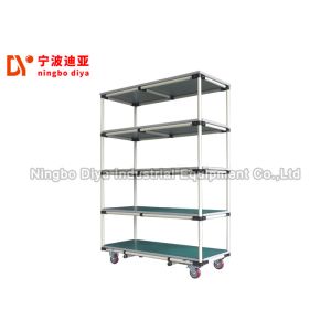 Industrial Lean Trolley , Multi Layer Turnover Pipe Rack Joint System