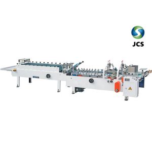 Electric Drive Carton Folding Gluing Machine 380v High Accuracy CE Certificated