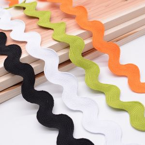 Recycled Polyester 1/2" 3.8cm Rick Rack Trim