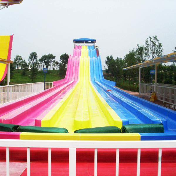 Rainbow Custom Water Slides of Waterpark for Family Water Game
