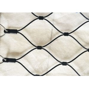 Customized Black Oxide Stainless Steel Ferrule Mesh 300x300mm