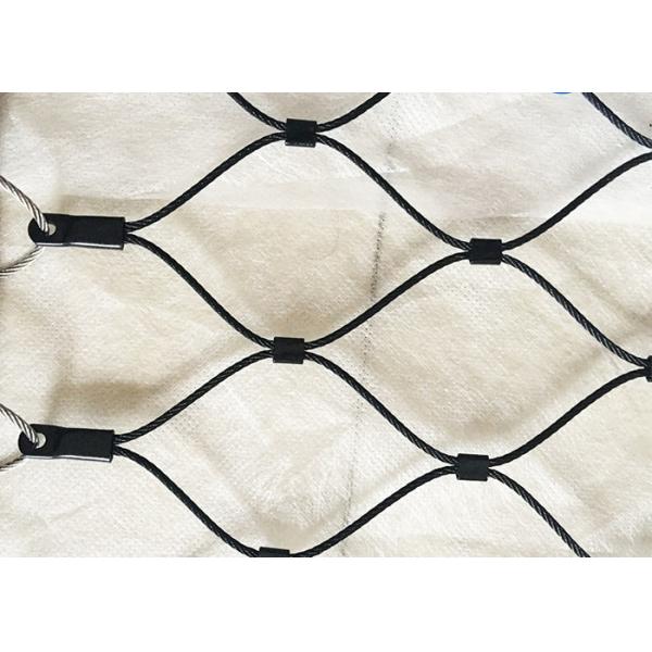 Buy Customized Black Oxide Stainless Steel Ferrule Mesh 300x300mm at wholesale prices