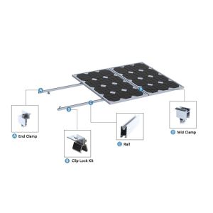 Waterproof Carbon Steel Aluminum Structures Solar Carport Mounting Systems