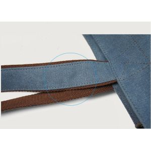 Promotional high quality Folding men canvas bag cotton portable informal casual