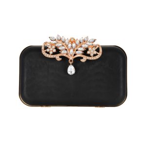 Quality Big Stone Closure Gold Box Clutch Frame For Wedding Bag for sale