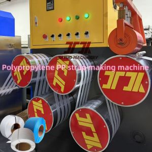 High Output Polypropylene PP Strap Making Machine Excellent Plasticization 5