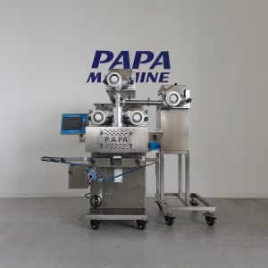 Papa New Launched P188B Automatic Four Hoppers Mooncake Encrusting Machine