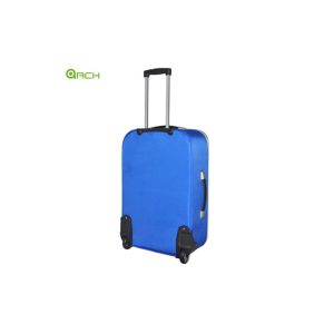 Tapestry Soft Sided Luggage with One Front Pocket and Big Skate Wheels