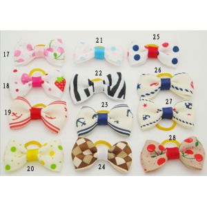  				Design Cute Dog Bows Bands Beauty Pet Hair Bowties Clips 	        