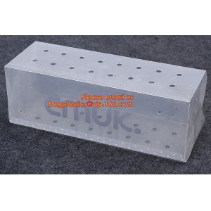 Soft Crease Folding PVC Clear Plastic Box, Custom Design Clear Plastic Box , PVC