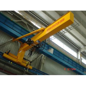 Compacted Frame Wall Traveling Truck Jib Cranes For Fitting & Fabrication