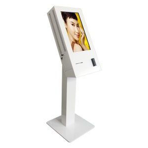 Quality 22 Inch Windows Interactive Touch Screen Kiosk Self Service With Printer And Card Reader for sale