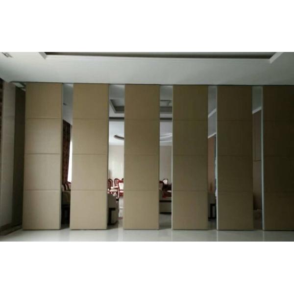 Soundproof Operable Movable Acoustic Partition Wall With Aluminium Tracks