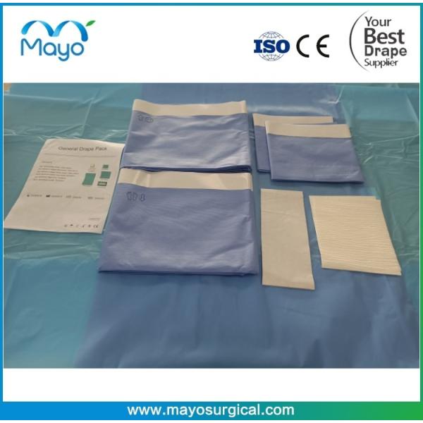Buy CE Disposable Basic Surgery Surgical Sterile Drape General Drape Pack at wholesale prices