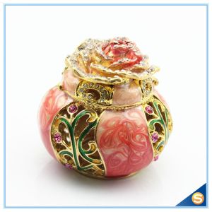Beautiful Flower shape High quality popular Trinket box SCJ243