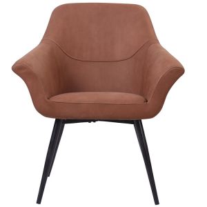 Quality Modern PU Leather Dining Chair with Metal Legs for sale