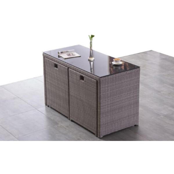 PE Rattan chair patio Backyard table and chairs Leisure Aluminium Outdoor Garden wicker chair