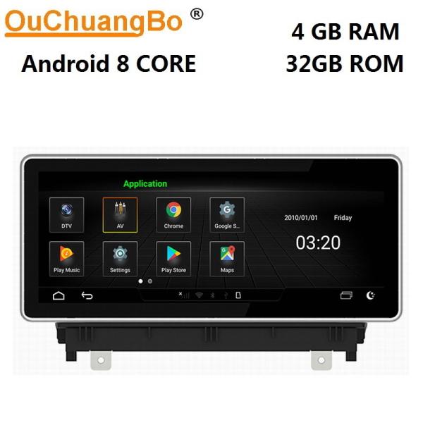Ouchuangbo multimedia player gps radio for Audi A3 2014-2017 support BT MP3 mirror link android 8.0 OS 4+32