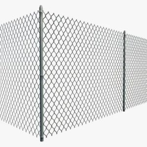 100ft Galvanized Chain Link Fence Cyclone Wire Mesh Fence Panel Chain Link Fence