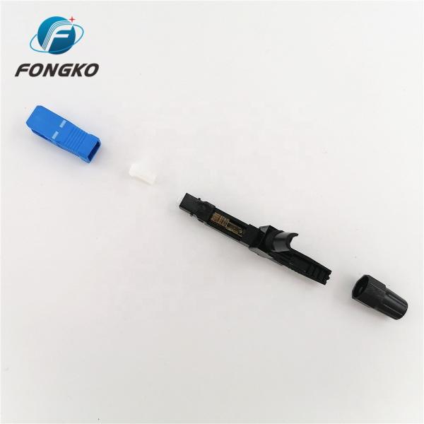55mm UPC Fast Optical SM Fiber Connector SX Core SC/UPC