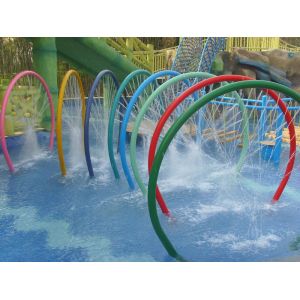 Customized Spray Aqua Play Water Game, Fiberglass Water Park Equipment