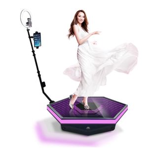 100cm Video Photo Booth 360° Rotating Adjustable Support IPad