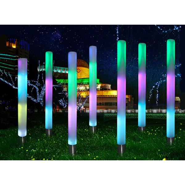 LED luminous column 1.5m / 1.8m / 2m height colorful interactive touch light