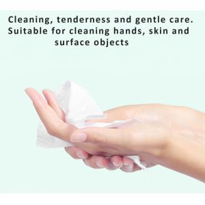 Custom Spunlace Non Woven Disposable Wet Wipes Individually Packaged