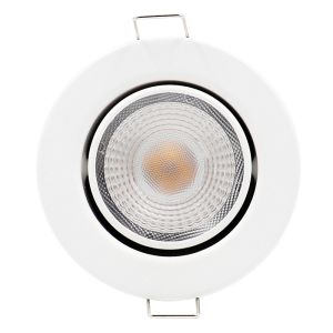 470lm 3000k Tilt LED Downlight Adjustable Recessed Ceiling Lights