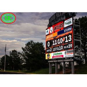 Die-Cast Aluminum Rental Wide-Angle Stadium Screen LED Display P10 IP65 Waterproof HD Iron Case