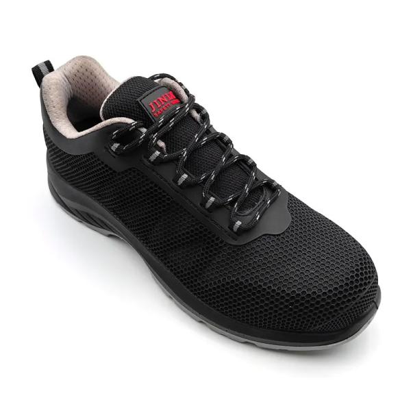 KPU Slip Resistant Sneaker Industrial Breathable Steel Toe Work Shoes