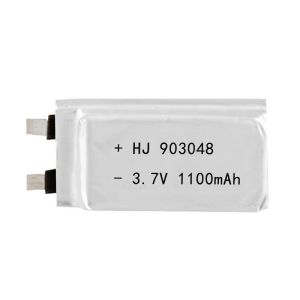 UN38.3 PL903048 1100mAh 3.7V Lithium Ion Polymer Battery